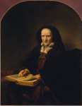 Bol Ferdinand Portrait of an Old Woman with a Book - Hermitage